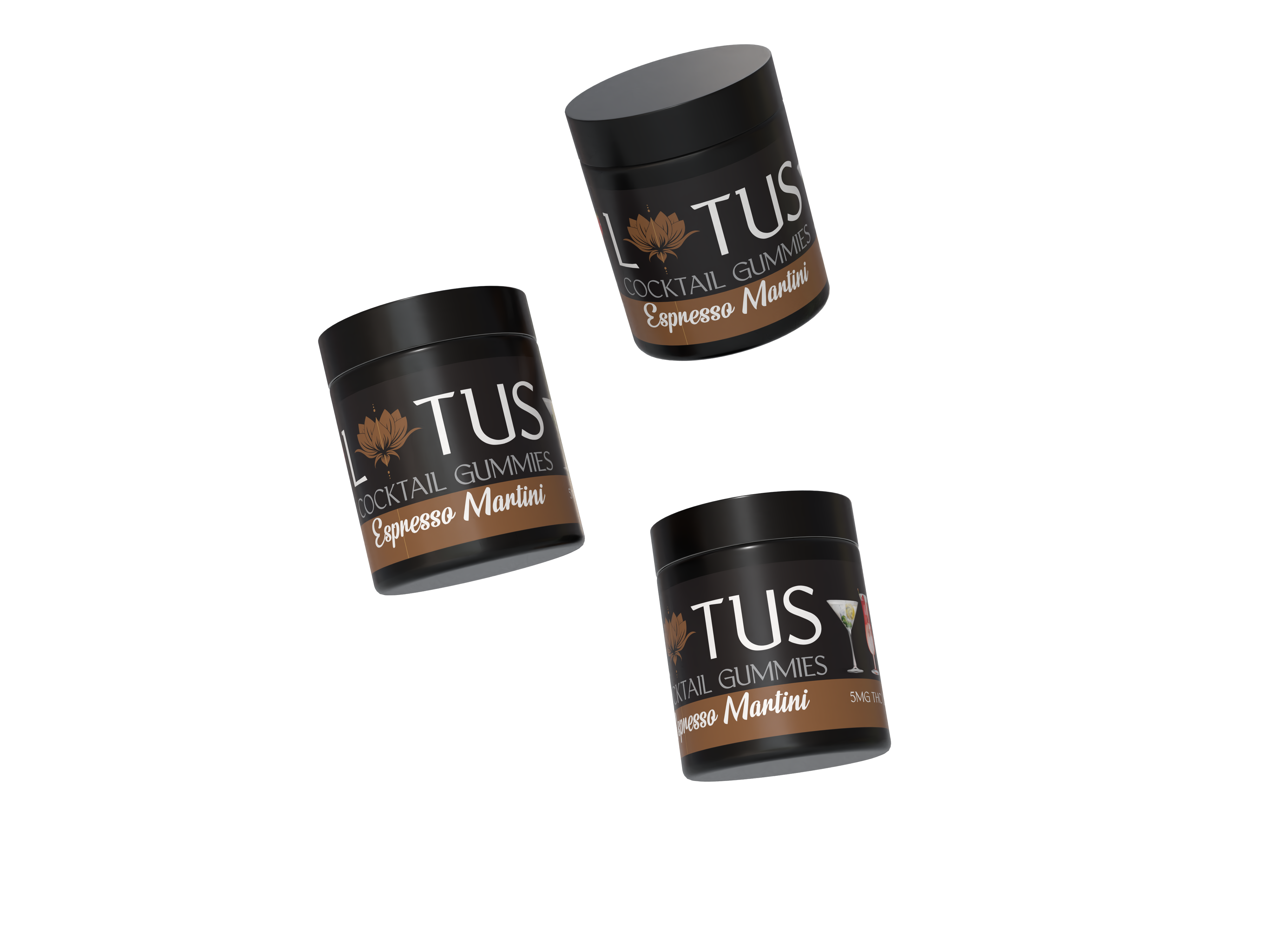 LOTUS COCKTAIL INSPIRED GUMMIES - ESPRESSO MARTINI | 100mg