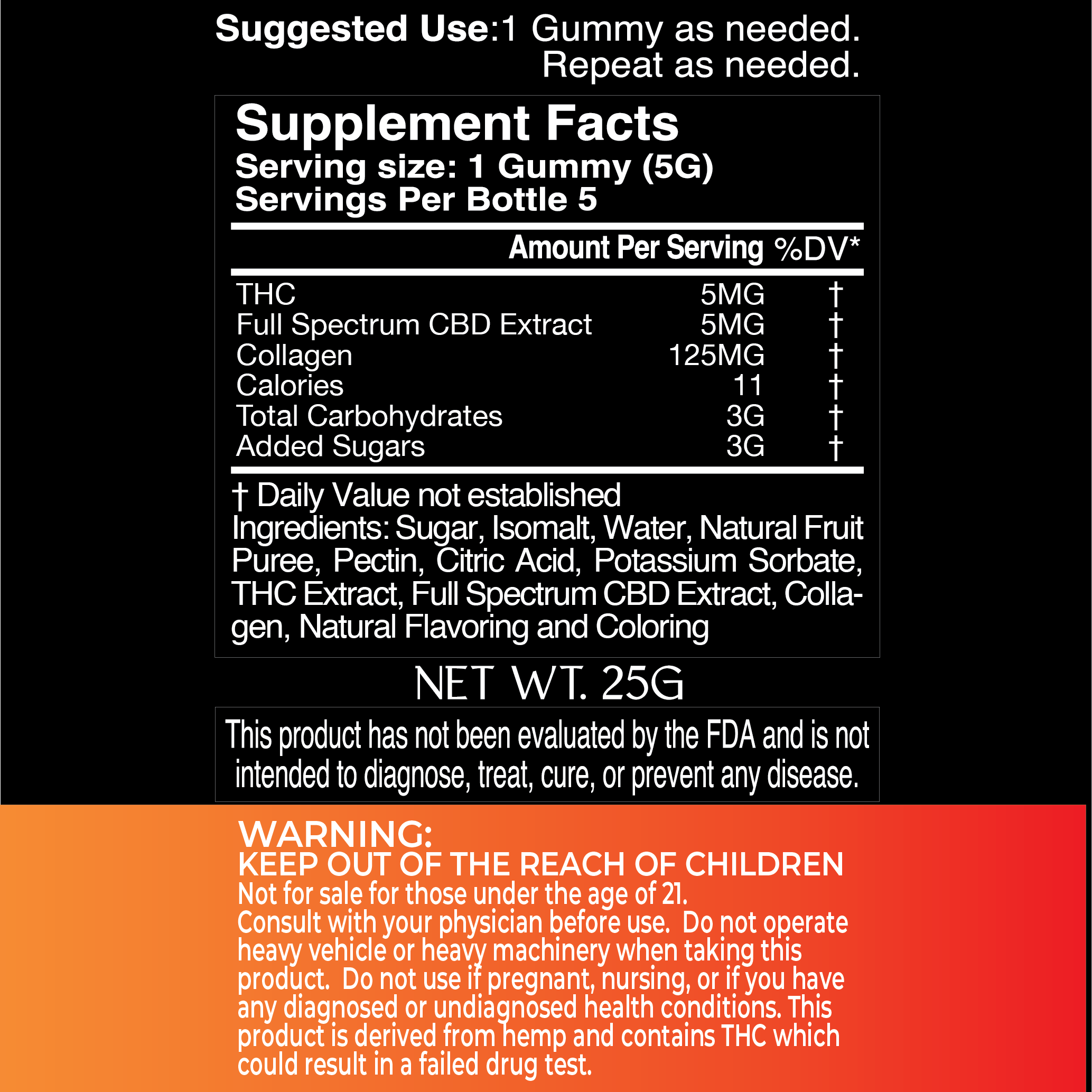 LOTUS COCKTAIL GUMMIES - SEX ON THE BEACH | 100mg