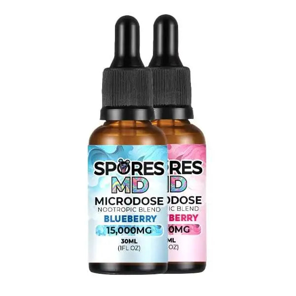 Microdose Nootropic Infused Tinctures 15,000mg - Blueberry